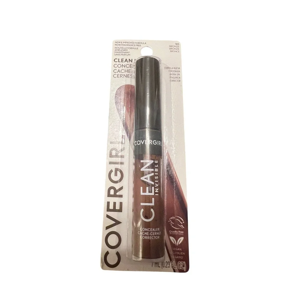 COVERGIRL Clean Invisible Concealer 185 Bronze New Unscented‎ Formula